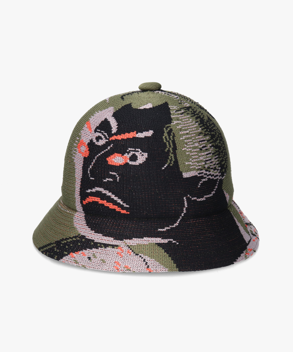 KANGOL×TADANORI YOKOO TROPIC CASUAL | S(06) OLIVE (51) | KANGOL