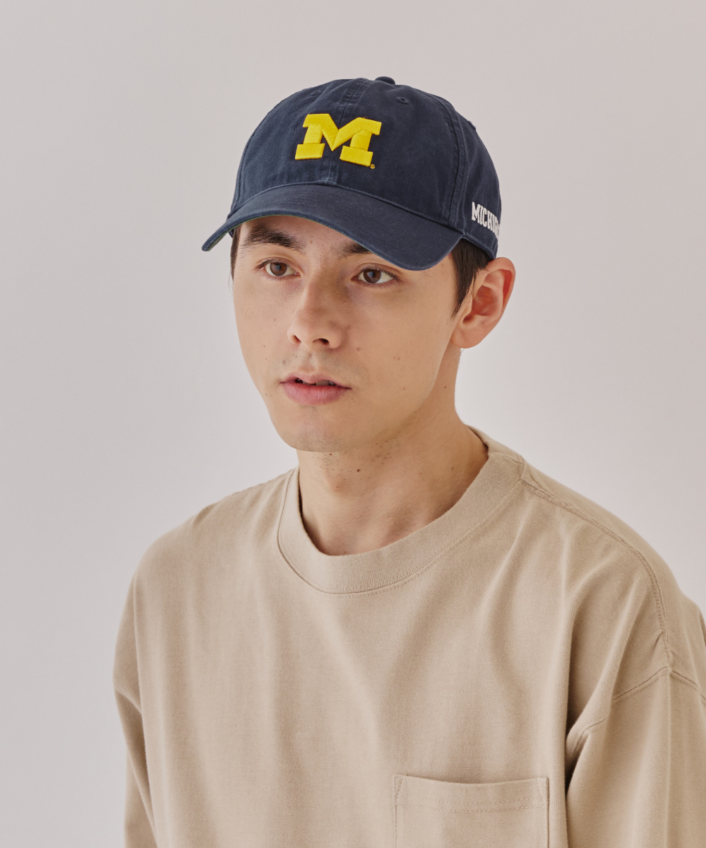Michigan TWILL WASHED CAP | 57cm～59cm(98) WHITE (06) | College