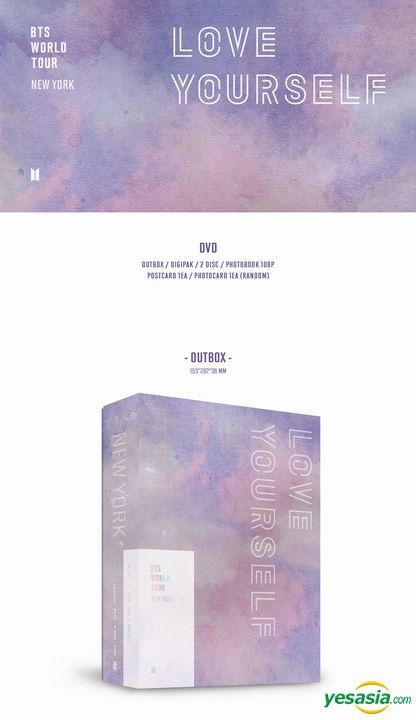 YESASIA: BTS WORLD TOUR - LOVE YOURSELF NEW YORK (2DVD) (Outbox +