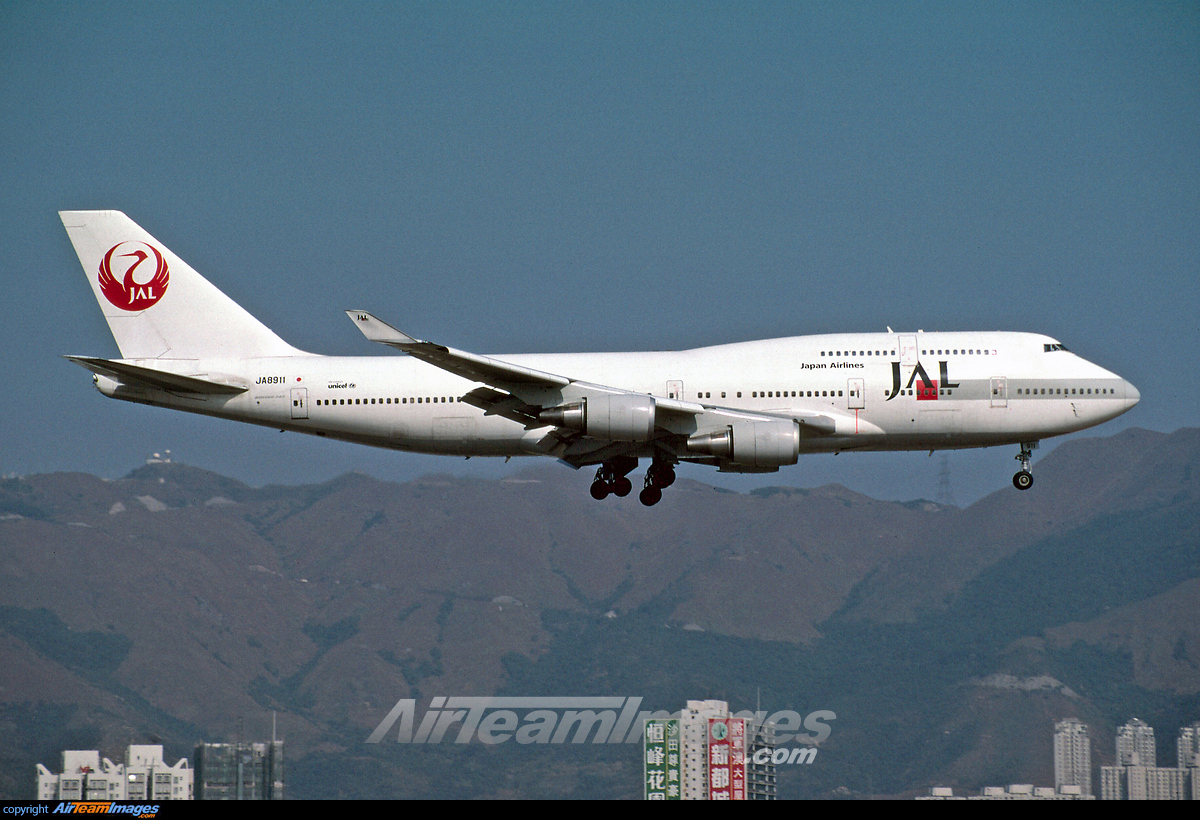 Boeing 747-446 JAL - Japan Airlines JA8911 - AirTeamImages.com