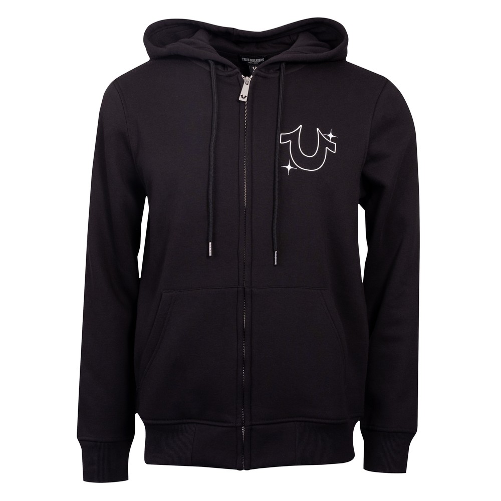 True Religion Star Buddha Full Zip Hoodie | Oxygen Clothing