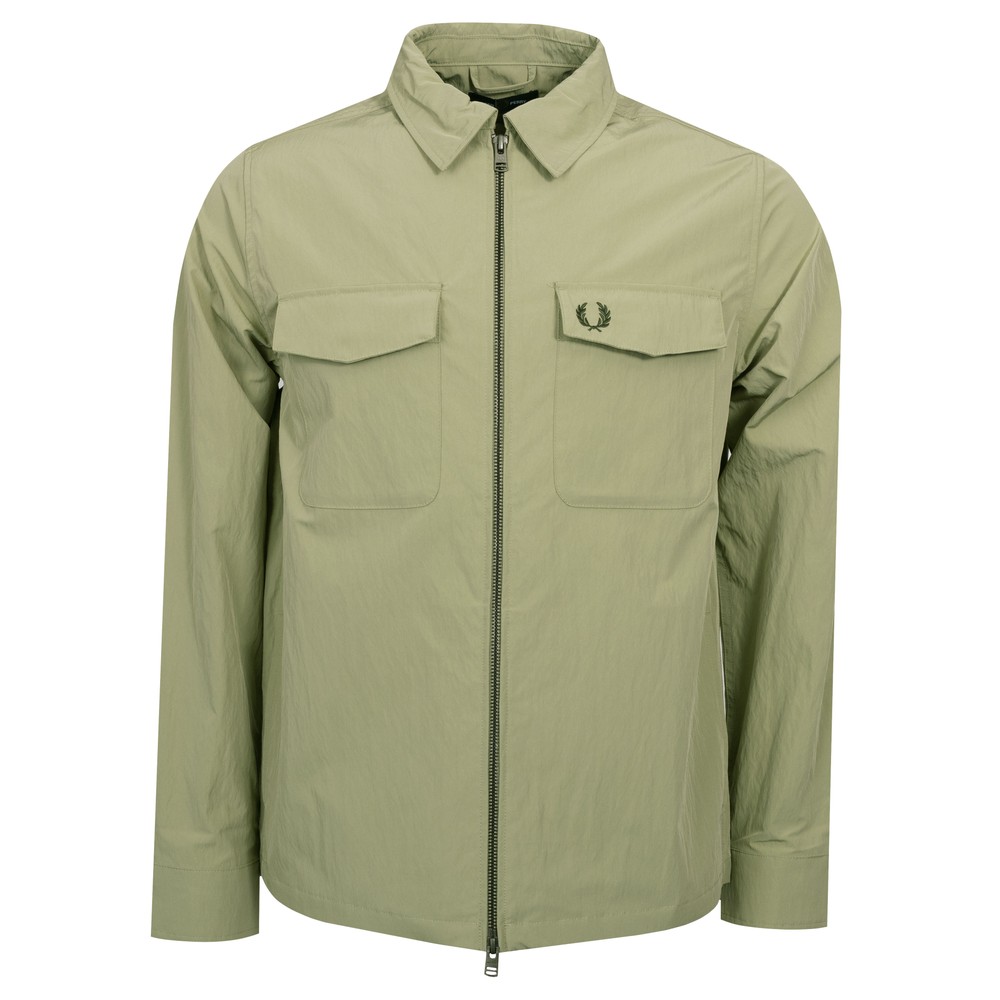 Fred Perry Zip Overshirt | Oxygen Clothing