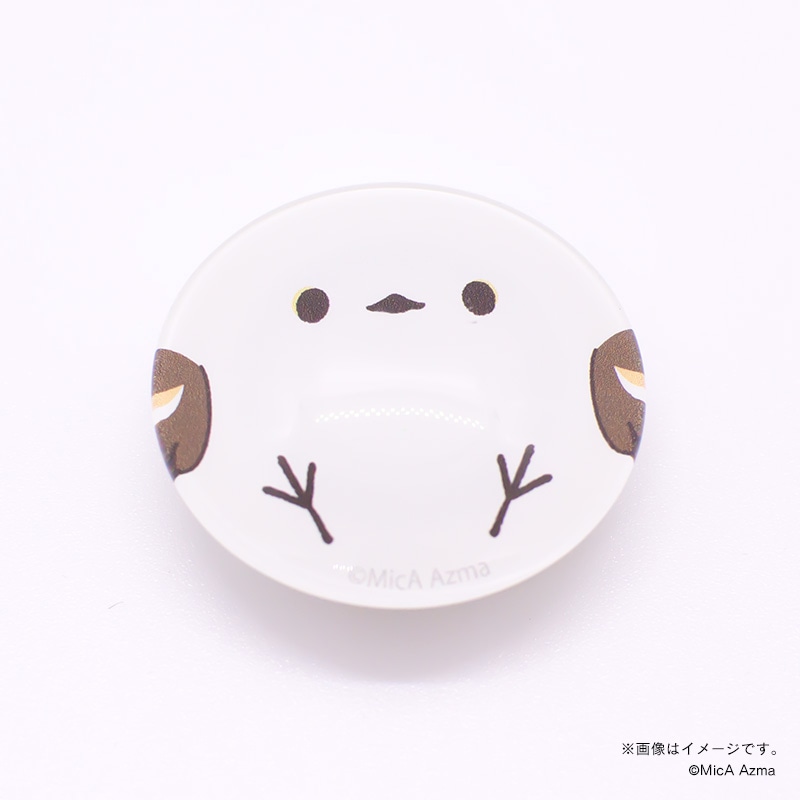 吾妻まいか・シマエナガ ガラスマグネット 顔アップ｜郵便局のネット