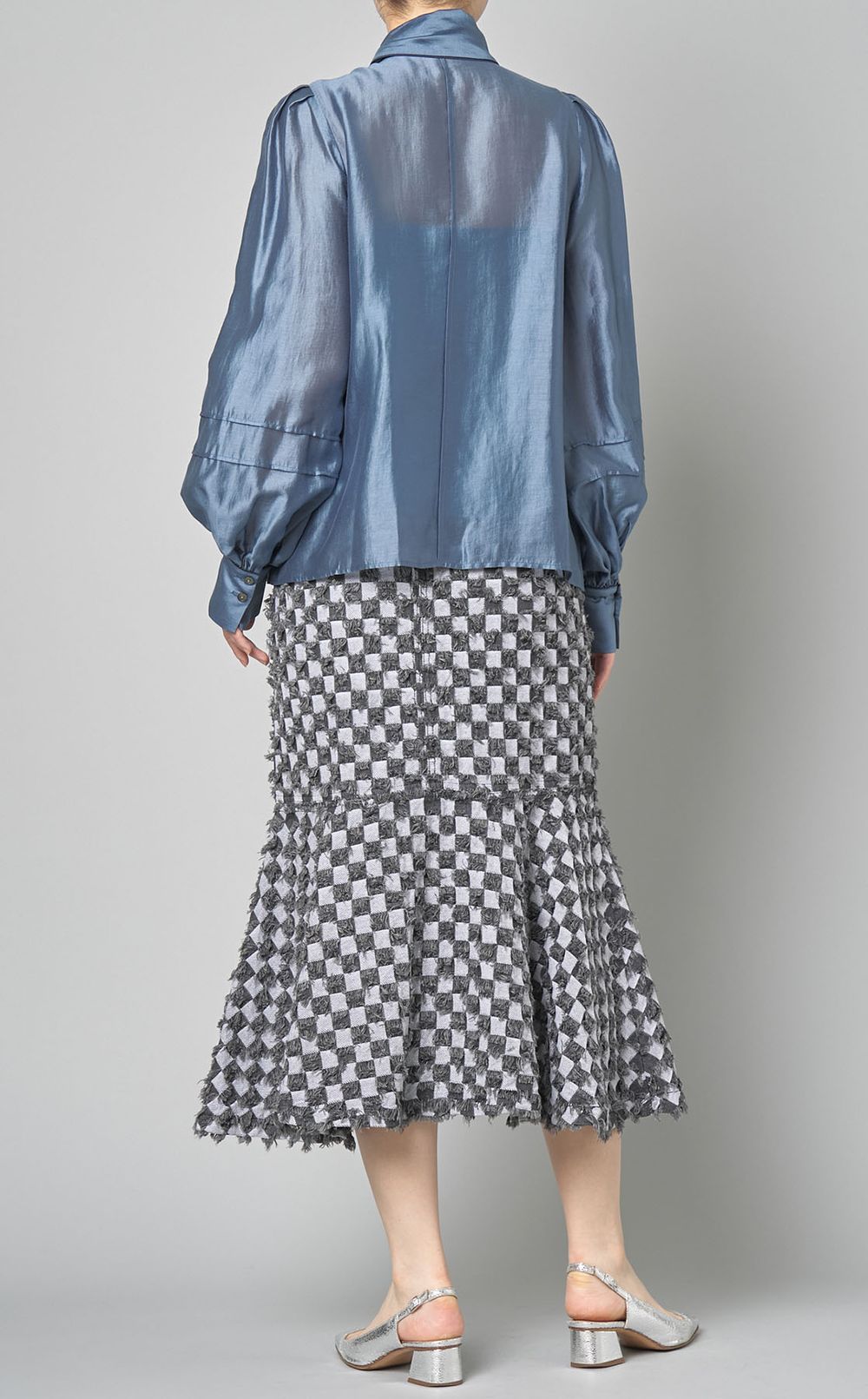 FRAY I.D｜シアーボウタイパイピングブラウス