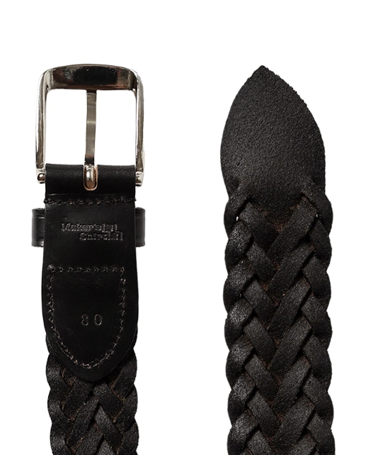 レザーメッシュベルト(80 ブラック): メンズ｜メーカーズシャツ鎌倉