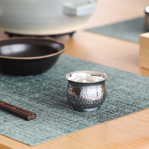 東京銀器森銀器製作所純銀酒杯窄身傳統工藝品金屬杯子| MUKU工房