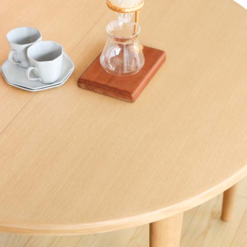 飛騨家具 nissin 日進木工 sof ソフ 丸伸長式テーブル 国産家具 無垢