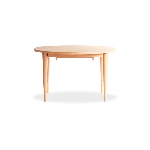 飛騨家具 nissin 日進木工 sof ソフ 丸伸長式テーブル 国産家具 無垢