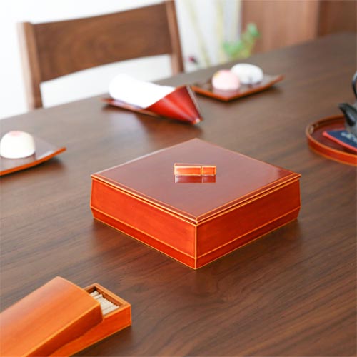 飛騨春慶 福壽漆器店 亀甲菓子器 伝統工芸品 木製 ボウル | MUKU工房