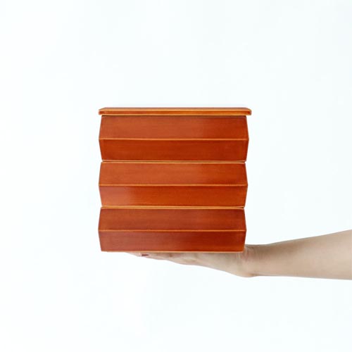 飛騨春慶 福壽漆器店 亀甲重 伝統工芸品 木製 お重箱 | MUKU工房