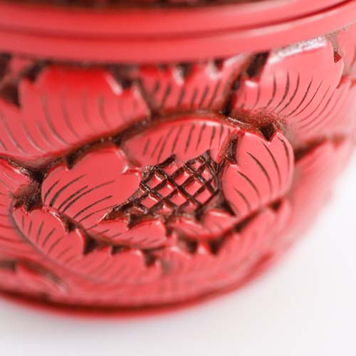 村上木彫堆朱 藤井漆工 棗 伝統工芸品 木製 茶筒 | MUKU工房