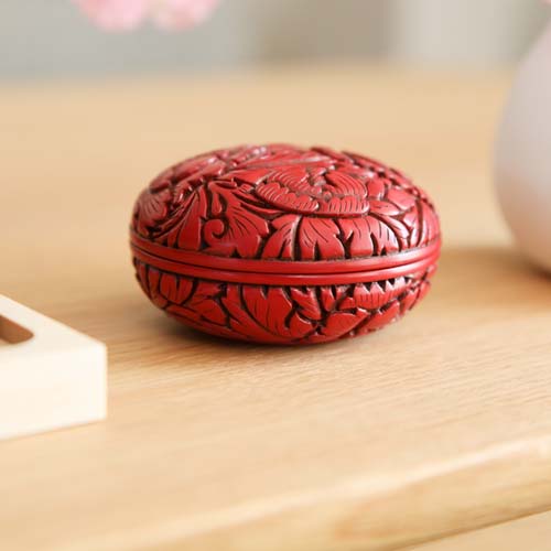 村上木彫堆朱 藤井漆工 香合 伝統工芸品 木製 | MUKU工房