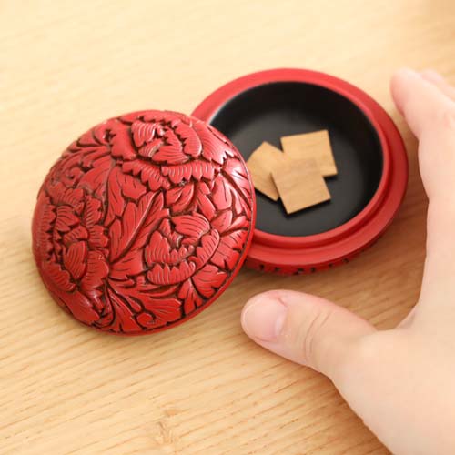 村上木彫堆朱 藤井漆工 香合 伝統工芸品 木製 | MUKU工房