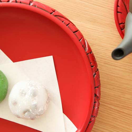 村上木彫堆朱 藤井漆工 鉄鉢菓子器 伝統工芸品 木製 ボウル | MUKU工房