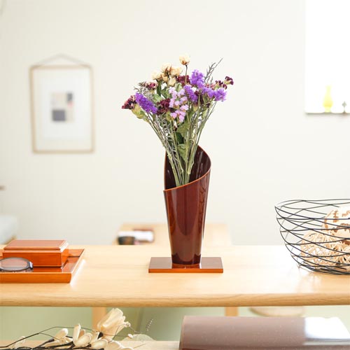 飛騨春慶 元田漆器 水芭蕉花器 伝統工芸品 木製 花器 | MUKU工房