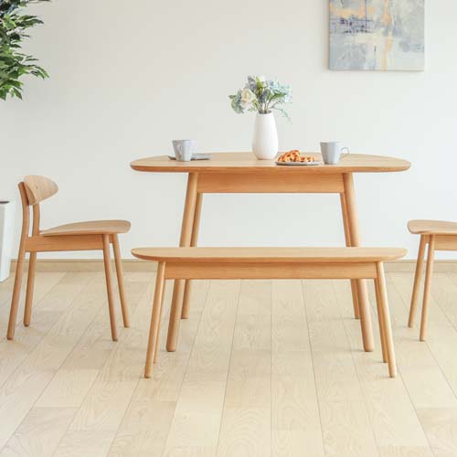 飛騨家具 HIDA 飛騨産業 Cobrina コブリナ ベンチ 板座 オーク | MUKU工房