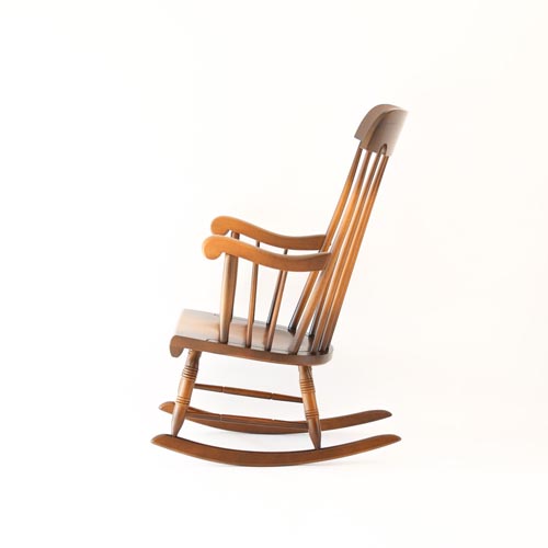 飛騨家具 HIDA 飛騨産業 穂高 ロッキングチェア No.63 国産家具 無垢