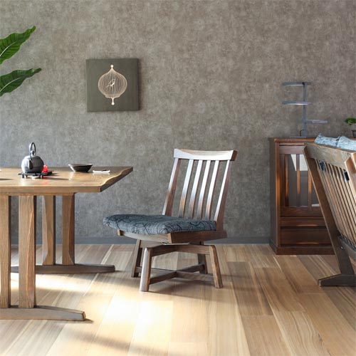 飛騨家具 ibata interior イバタインテリア Kiraku 木楽 回転チェア
