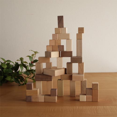 旭川クラフト Leaf Style リーフスタイル つみ木 国産クラフト 木製