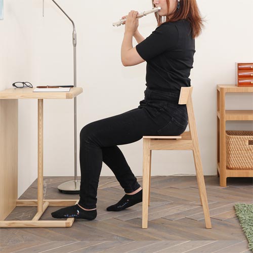 旭川家具 WOW ワオ Half Chair ハーフチェア Op.1 国産家具 無垢