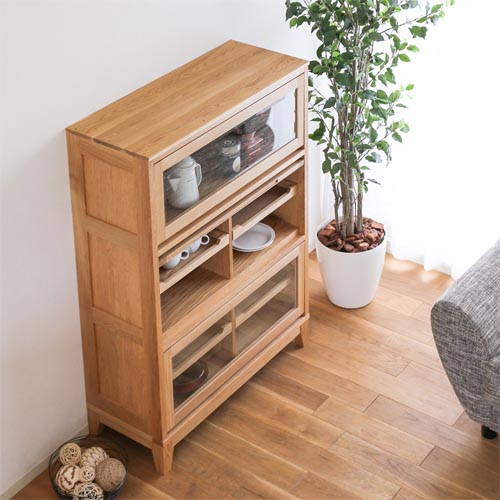 旭川家具 山室家具製作所 Koko ココ キャビネット 国産家具 無垢