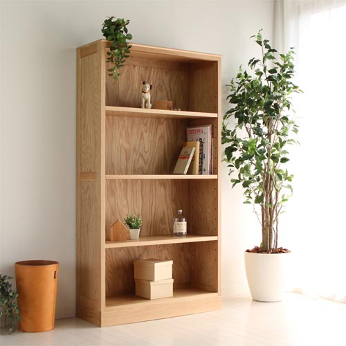 無垢ブックシェルフ | 旭川・飛騨・府中などが作る国産家具 | MUKU工房