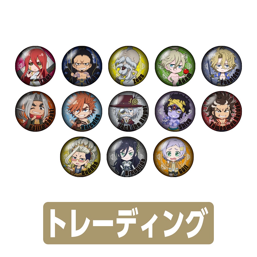 缶バッジマグネット／2：トレーディング全13種〈終末のワルキューレ