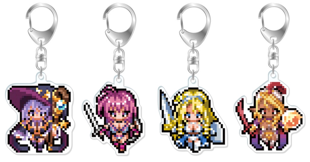 ビキニ・ウォリアーズ アクリルキーホルダーセット: キャラクター