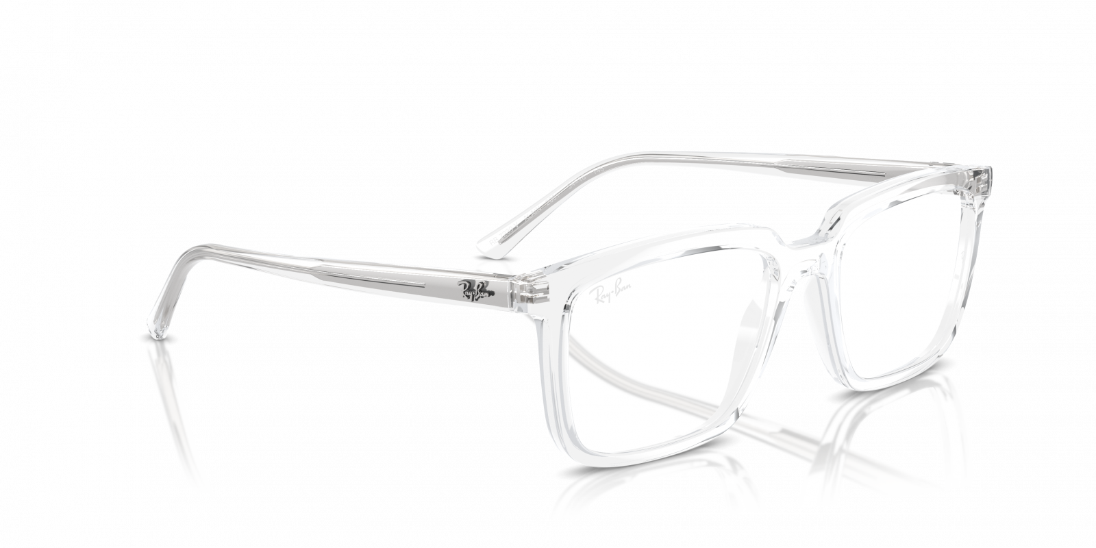 Ray-Ban RX7239 2001 Alain Transparent Prescription Glasses - Amevista