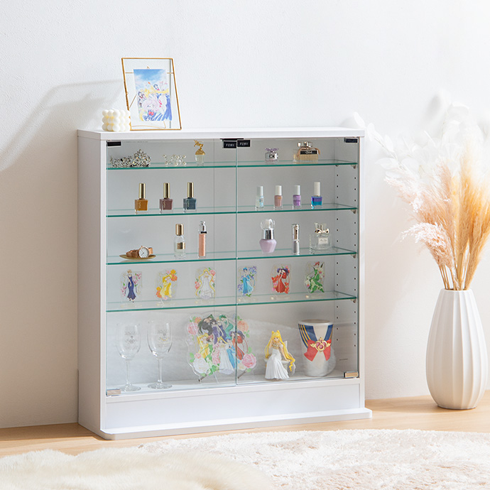 g147007]【幅80cm×奥行18cm】Legen コレクションケース キャビネット