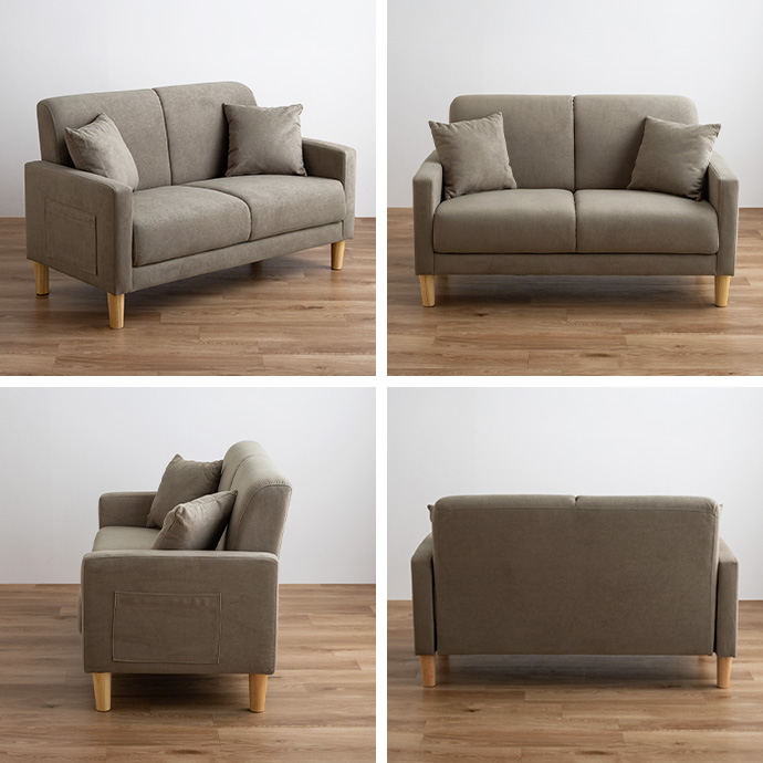 g135002]【単品】Emma 2人掛けコンパクトソファ 2人掛けソファー