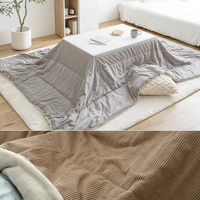 g350024]【正方形:天板 75cm×75cm】こたつ&掛け布団2点セット こたつ