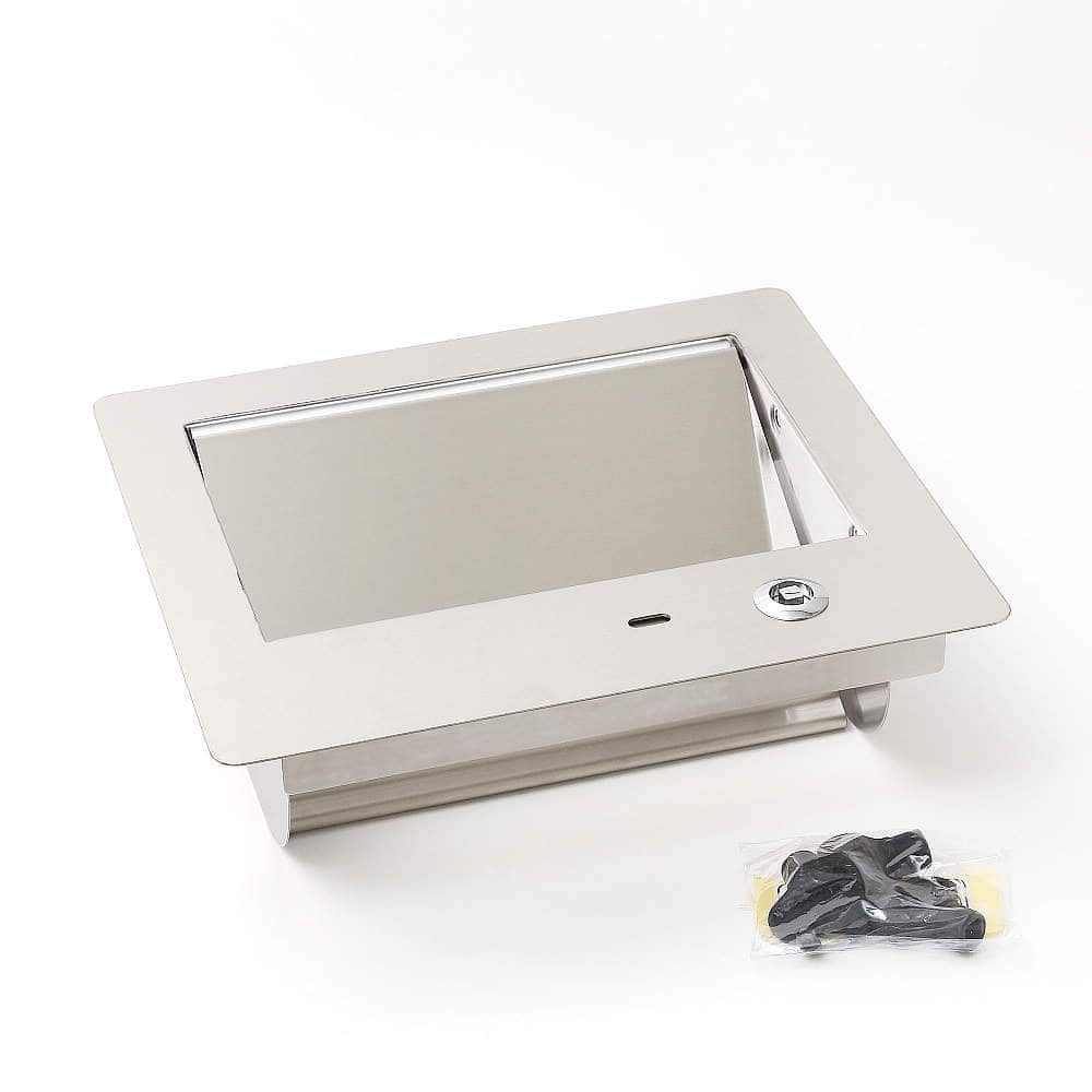 ダンパー付屑入投入口 AZ-GD230L-HL 鍵付 【スガツネ工業】