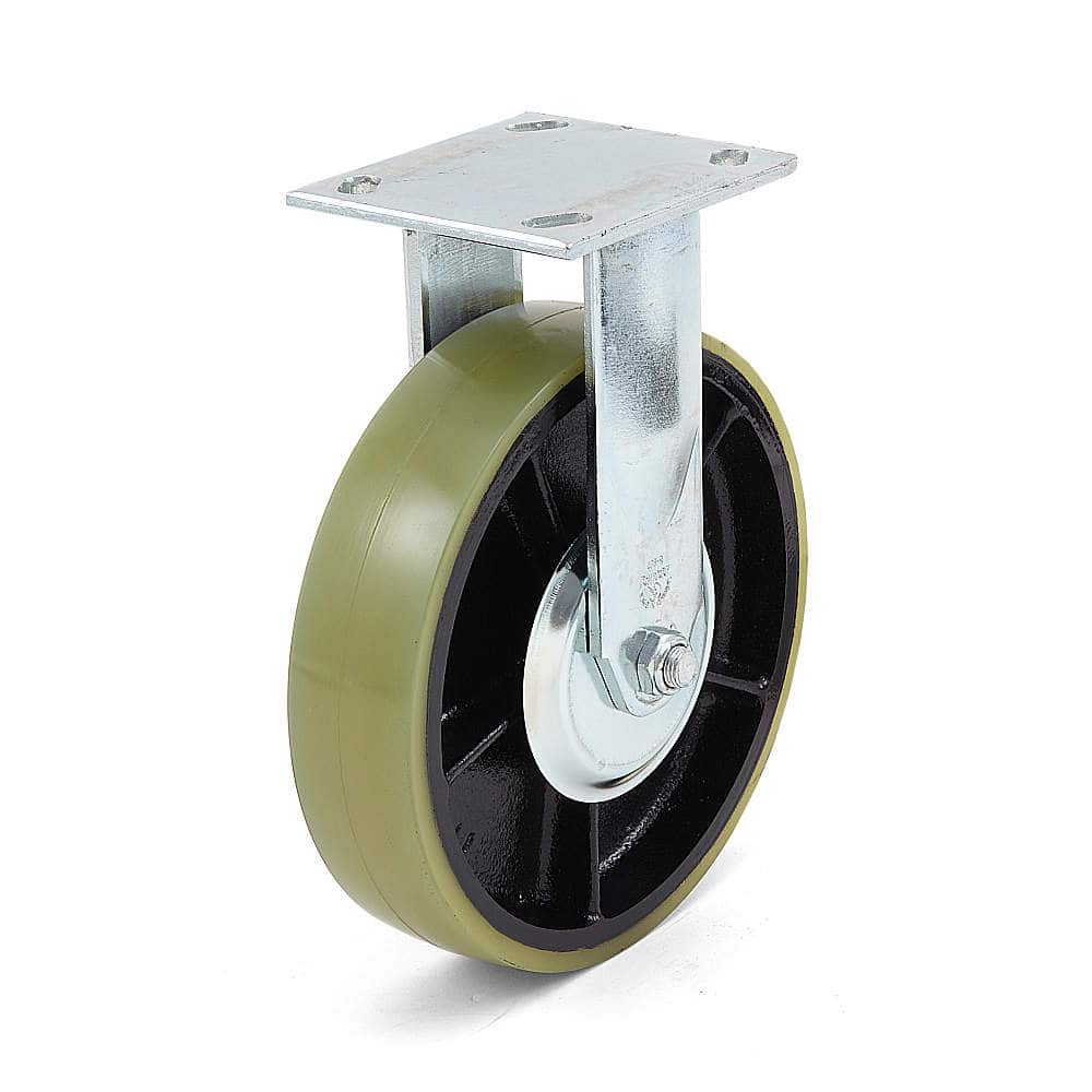 重量用キャスター 400シリーズ プレートタイプ 固定車 【スガツネ工業】