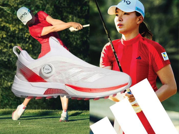 渋野日向子が「とにかく軽い」と驚く、アディダス『Adizero ZG 25』が2