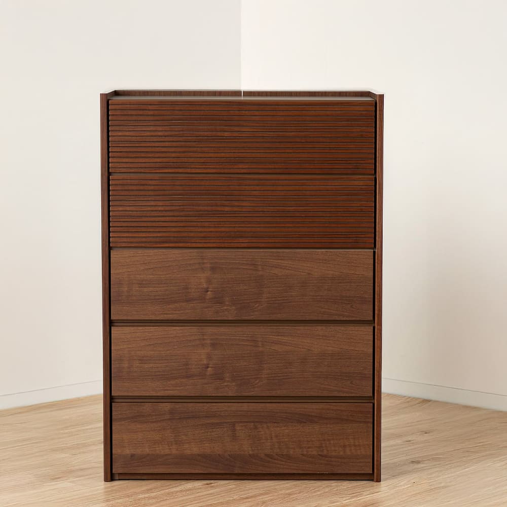 ハイチェスト CW 80伸長ハイチェスト WN [幅80～120cm](幅80-5段