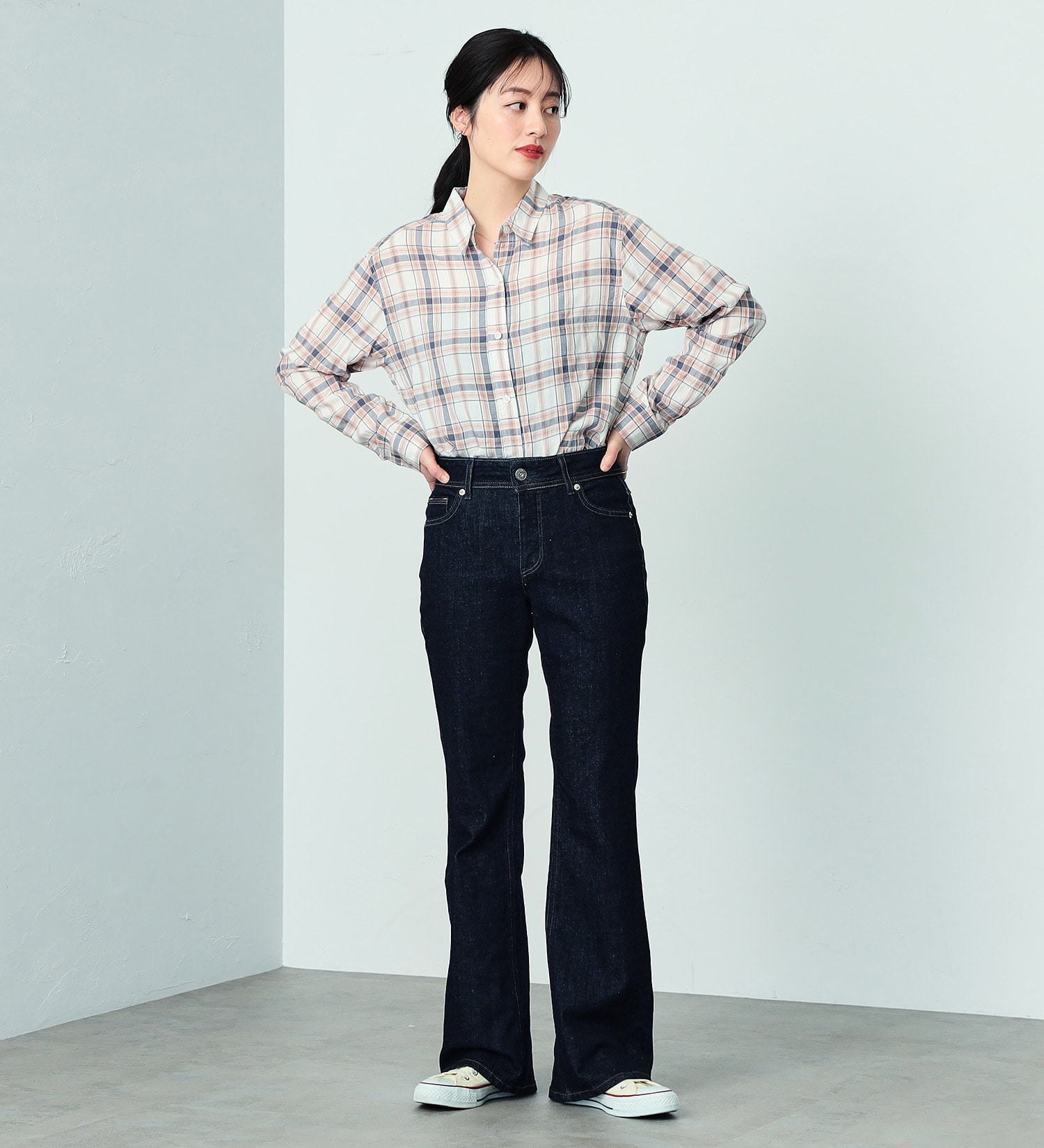 裾上げ無料】EDWIN LADIES インターナショナルベーシック ブーツカット