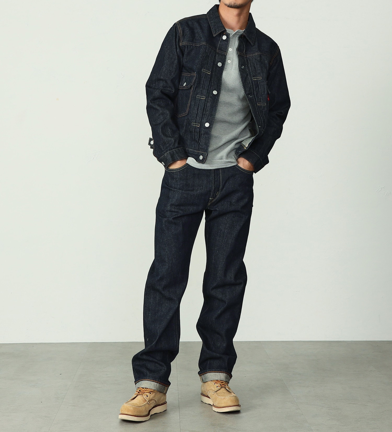 505ZX ルーズストレート デニムパンツ ジーンズ セットアップ対応