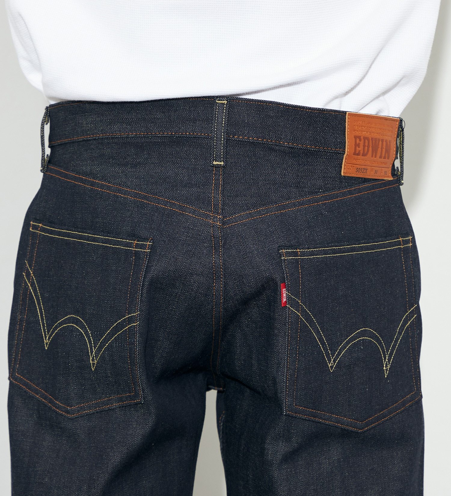 505ZX ルーズストレート リジッド デニムパンツ ジーンズ セットアップ