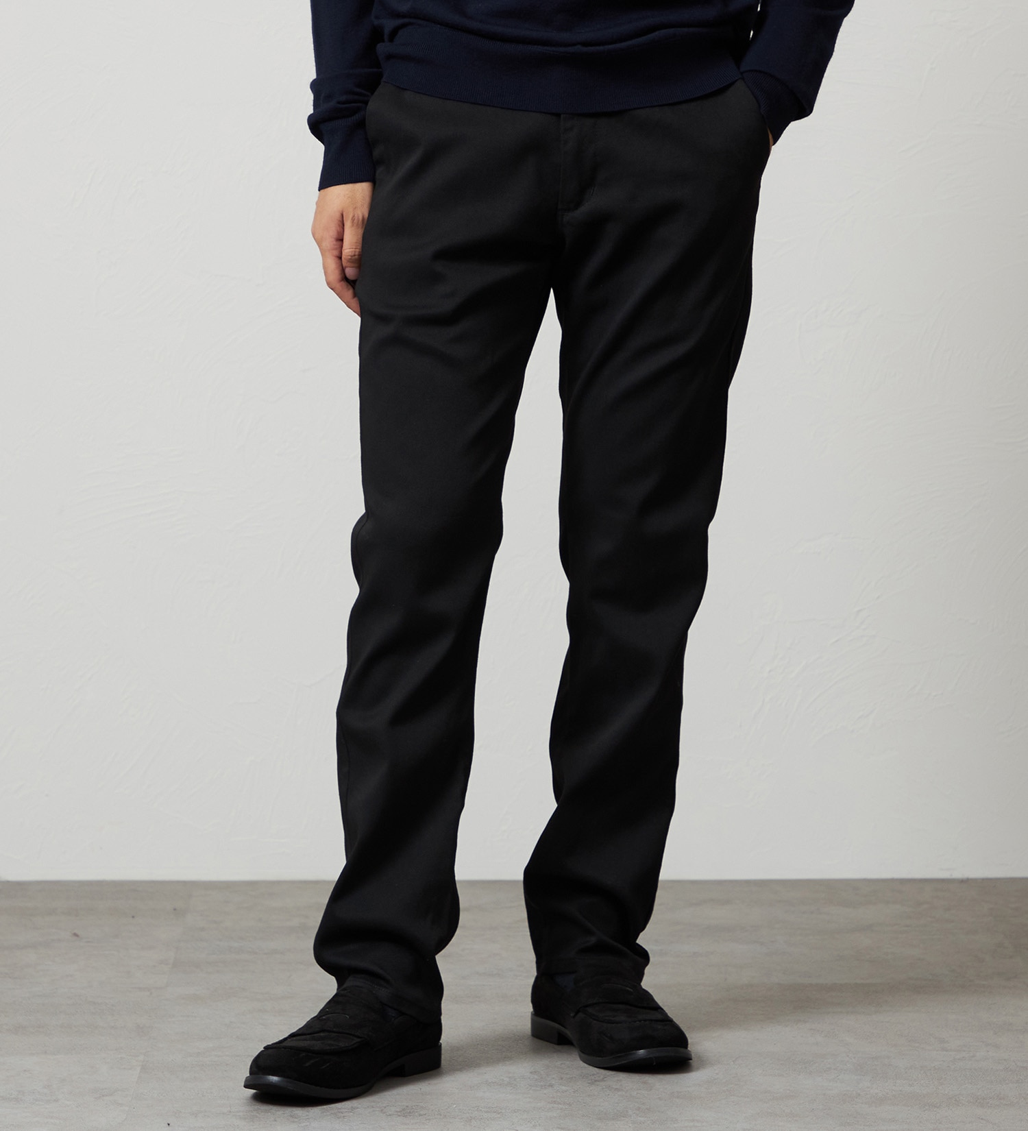 ハタラクロ メンズ アジャスター チノパンツ ストレッチ【WEB限定