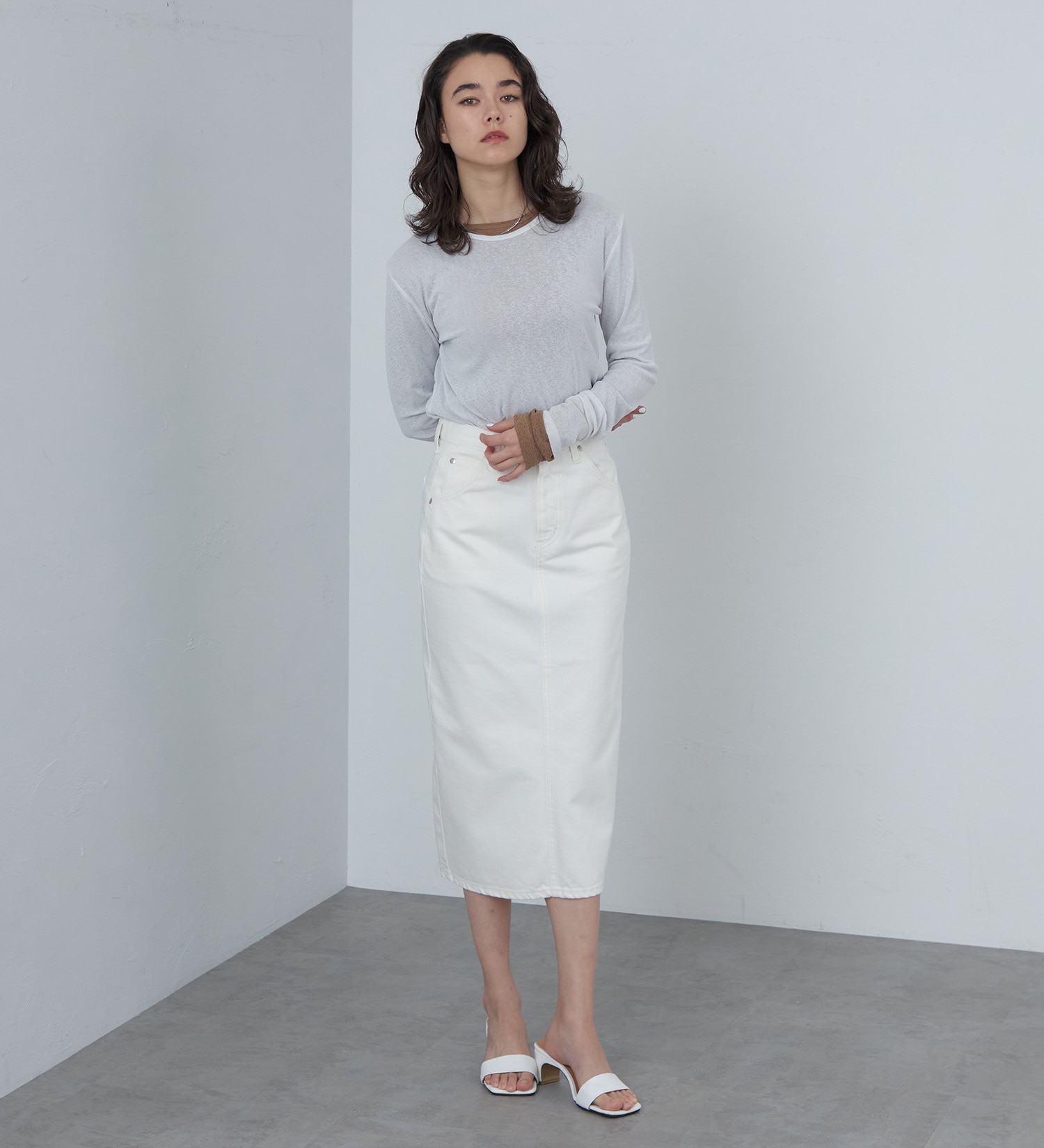 STANDARD WARDROBEデニムスカート セットアップ対応|Lee|リー