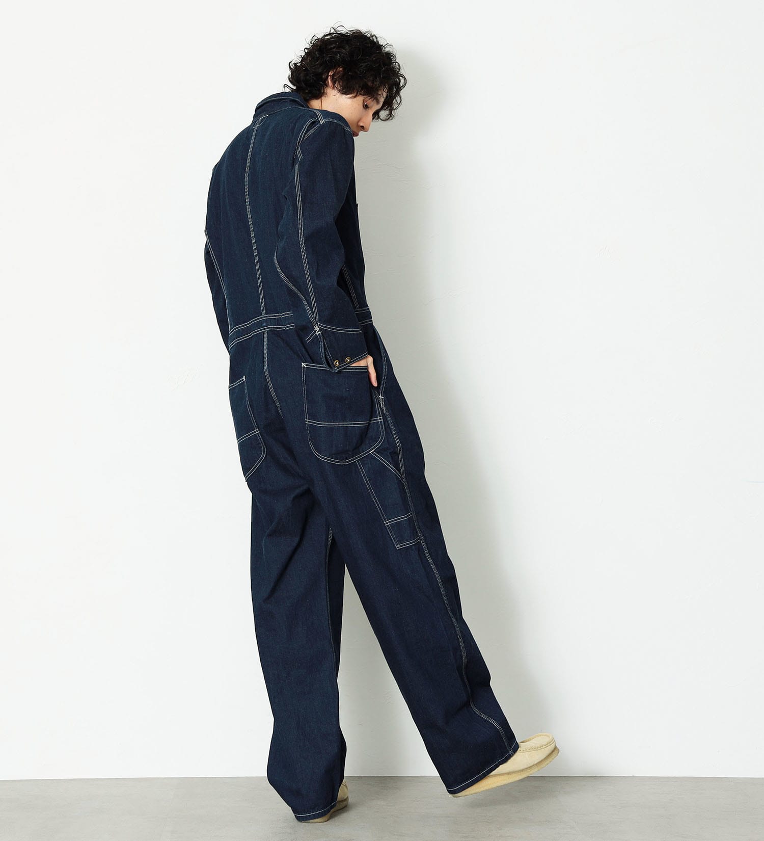 DUNGAREES UNION-ALLS/つなぎ/ジャンプスーツ/オールインワン/デニム