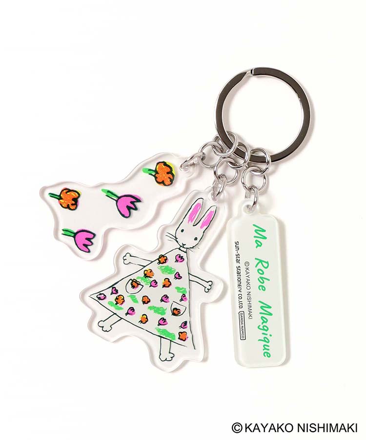 わたしのワンピース3連アクリルキーホルダー ストラップ キーチャーム