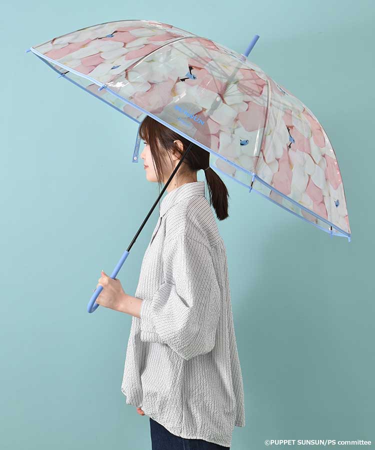 ビニール傘]パペットスンスン × Wpc. マシュマロアンブレラ | Bleu