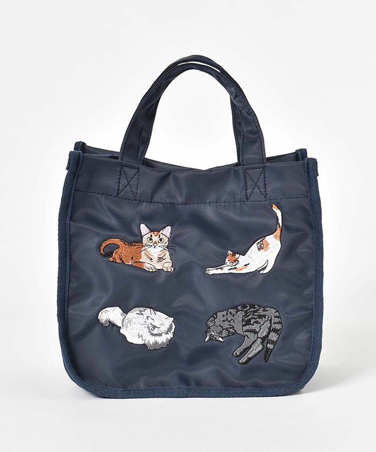 ナイロン刺繍ランチトート バッグ BAG トートバッグ トート ナイロン