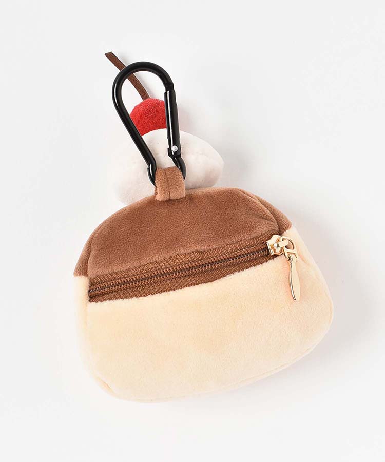 もちもち喫茶カラビナ付きミニポーチ ポーチ 携帯小物 小物入れ