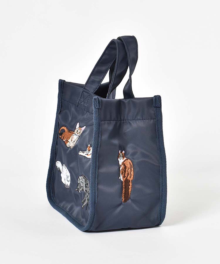ナイロン刺繍ランチトート バッグ BAG トートバッグ トート ナイロン