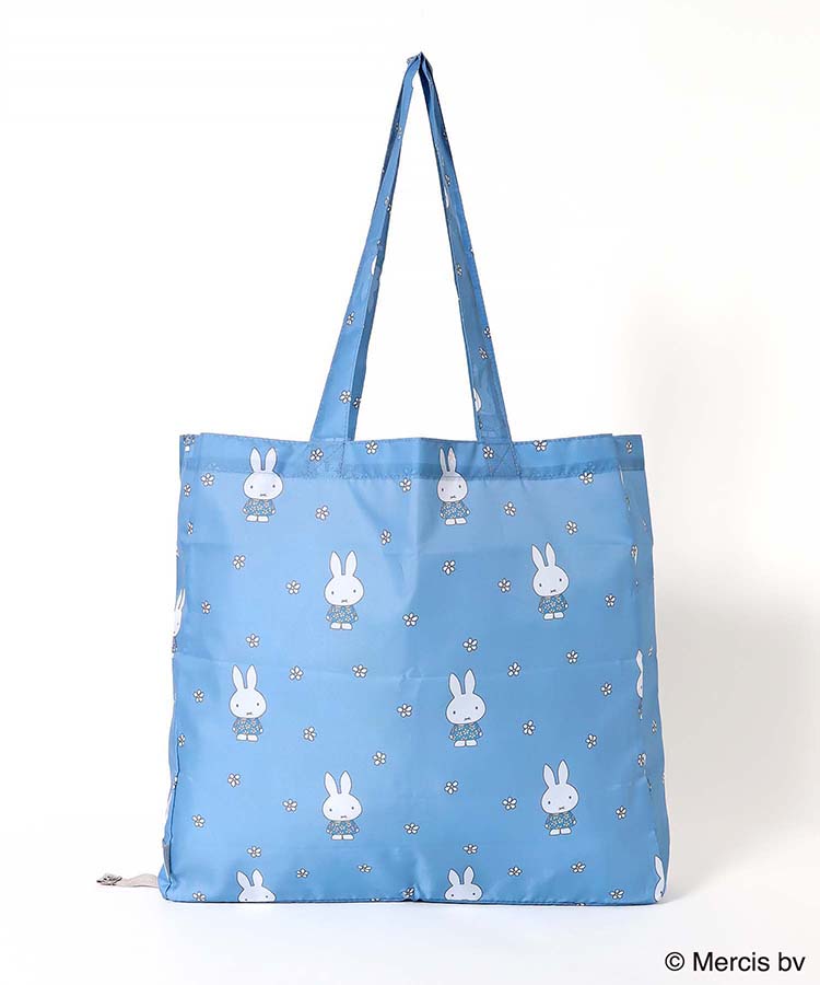 MIFFY BLUE FLOWERショッピングバッグM ミッフィー | Bleu Bleuet