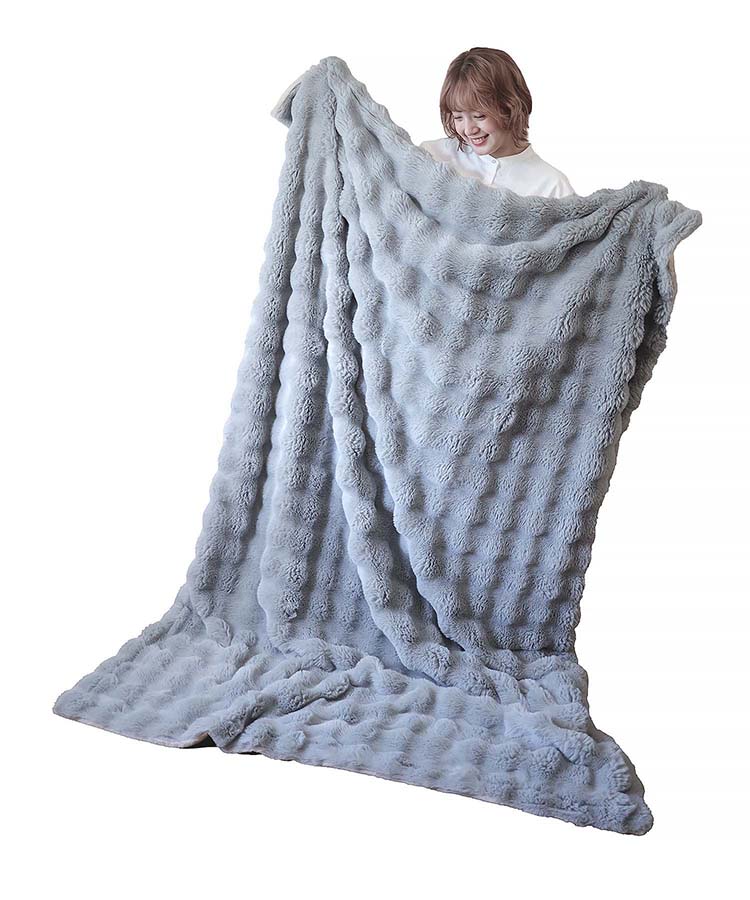 WEB限定】VAGUEもこもこ雲の上ブランケットBIG | Bleu Bleuet（ブルー