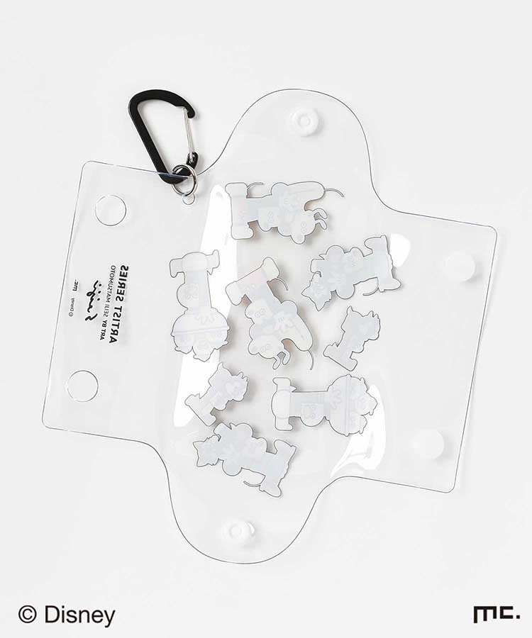 ディズニー 松本セイジクリアマルチケース ポーチ 携帯小物 小物入れ